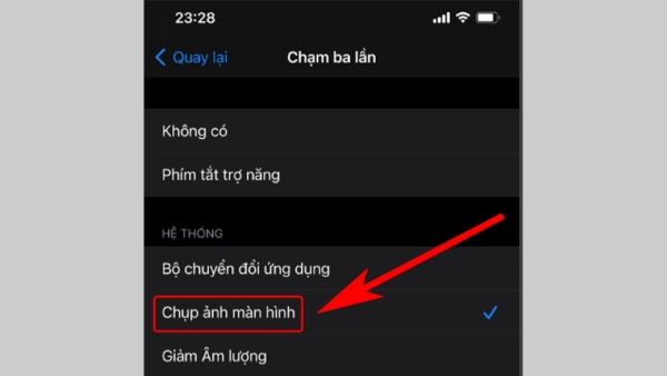 Cach Chup Anh Man Hinh Tren Iphone 15